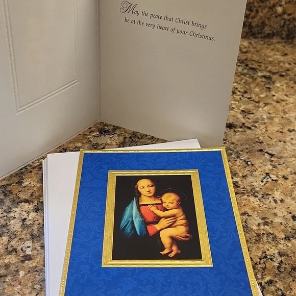 Lot of 64 Religious Christmas Cards - Picture 5 of 9